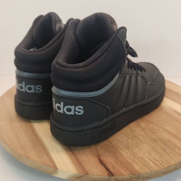 Adidas Hoops 3.0 Mid Basketball Shoe Size 5 Mens Triple Black main image 6